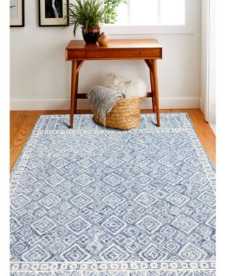 Shop Bb Rugs Taron Val 09 Blue Rug