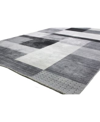 Shop Bb Rugs Land Lnd 03 Ivory Gray Rug In Ivory,grey