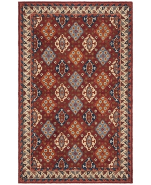 Safavieh Antiquity At509 Red And Blue 5' X 8' Area Rug