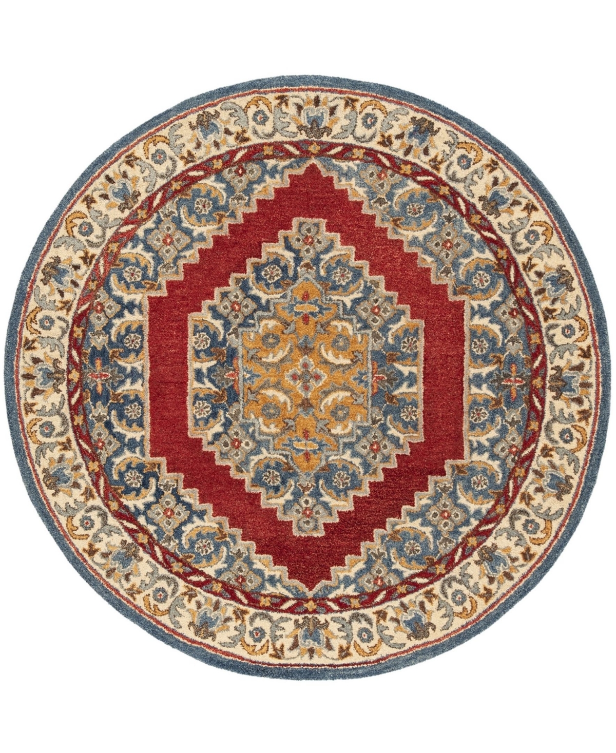 Safavieh Antiquity At505 Blue and Red 6' x 9' Area Rug - Blue
