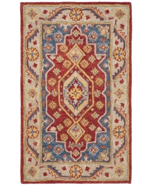 Safavieh Antiquity At503 Red And Blue 2' X 3' Area Rug