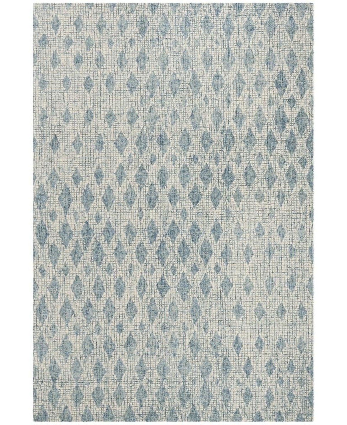 Safavieh Abstract 206 Ivory and Blue 6' x 9' Area Rug - Blue