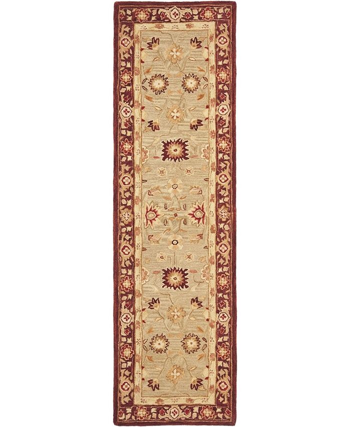 Safavieh Anatolia An556 Sage 2'3" x 14' Runner Area Rug Macy's