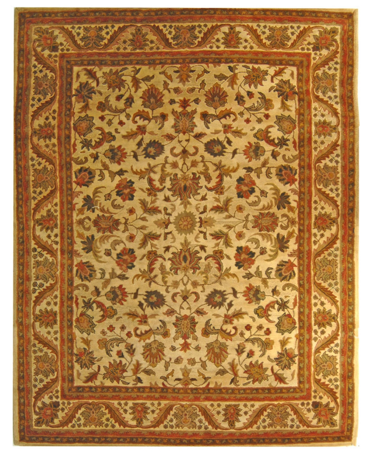 Safavieh Antiquity At52 Gold 7'6in x 9'6in Area Rug - Gold