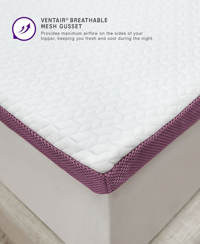 SensorPEDIC 2Inch Advanced Cool Transcend Memory Foam Bed Topper