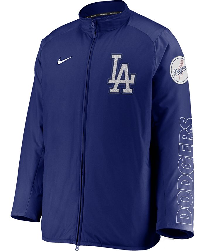 RARE Nike Los Angeles Dodgers Black Pullover Windbreaker Jacket Men's XXL