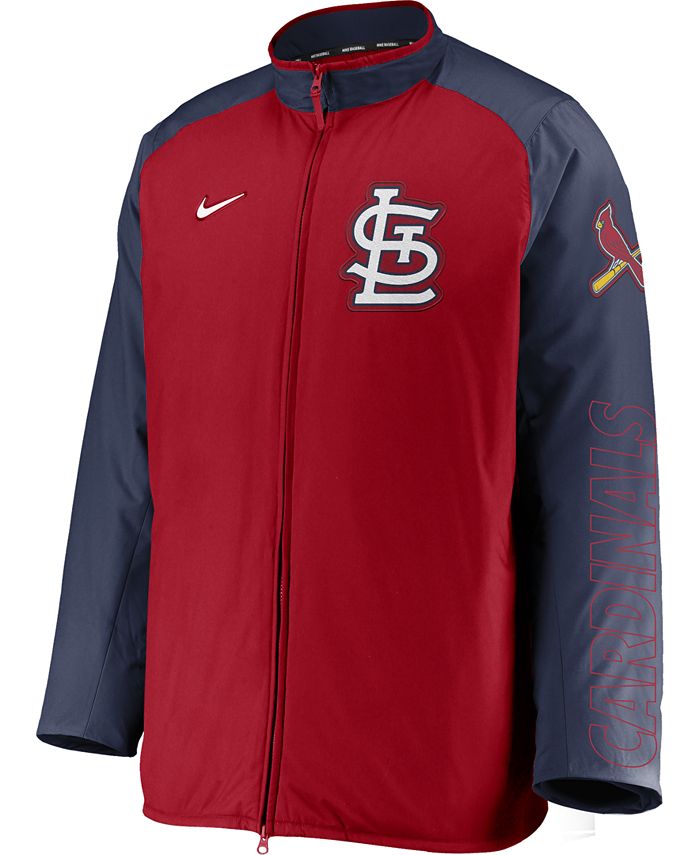 Nike Men's St. Louis Cardinals Authentic Collection Dugout Jacket - Macy's