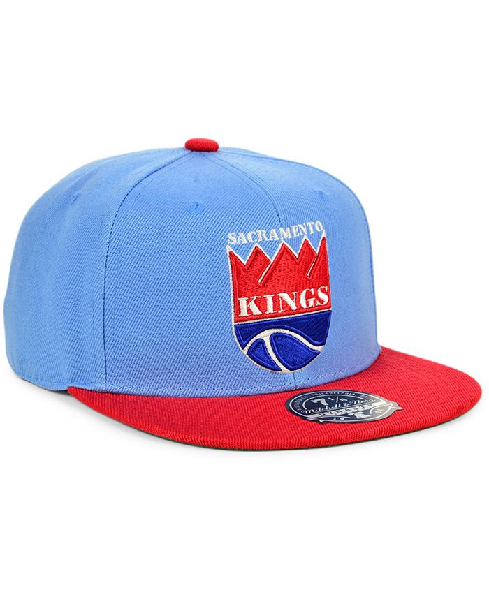 Men Sacramento Kings Fitted Hat Cap Basketball Mitchell & Ness 