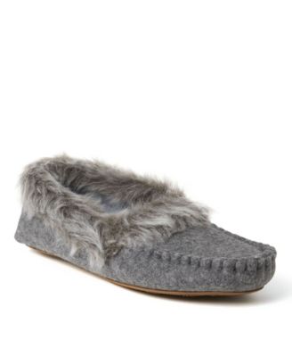 women's dearfoam moccasin slippers