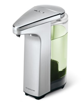 simplehuman - Compact Soap Dispenser, Sensor Pump with Soap Sample