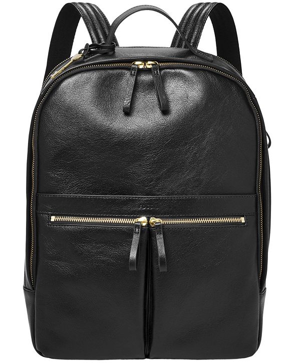 Fossil Women's Tess Leather Laptop Backpack & Reviews - Handbags ...