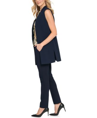 DKNY Sleeveless Lapel Vest \u0026 Reviews 