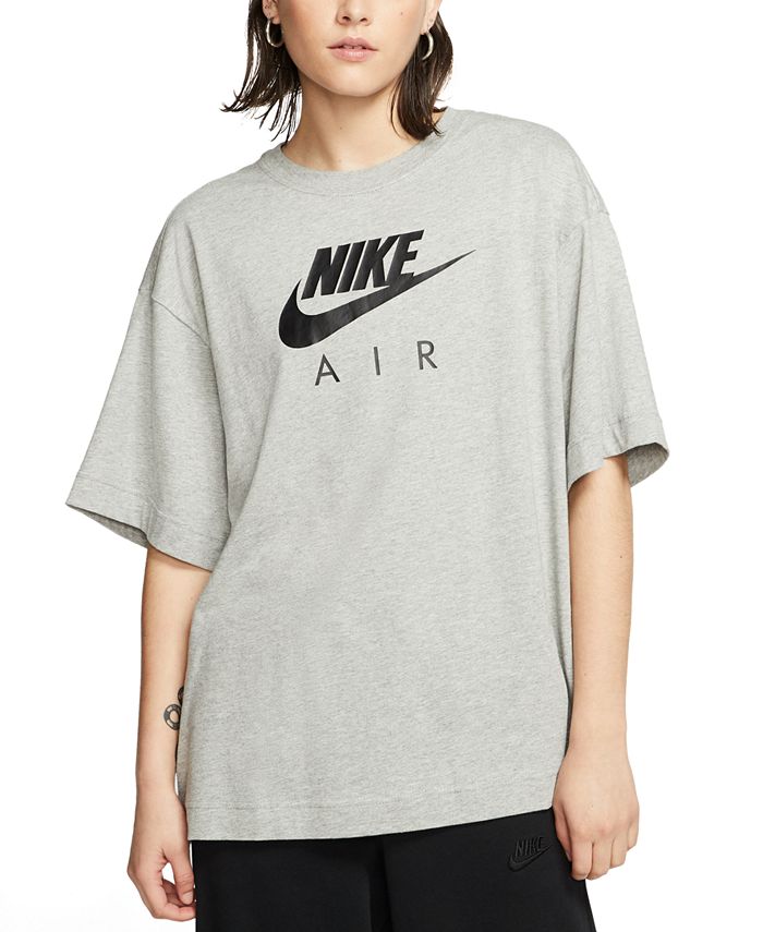 Nike Women's Air Cotton Logo T-Shirt - Macy's