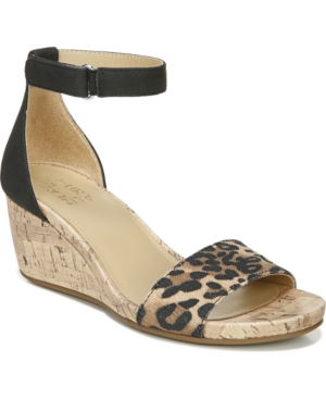image of Naturalizer Areda Ankle Strap Wedges Women-s Shoes