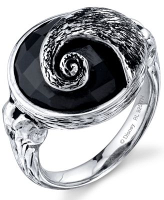 ROCKLOVE - Disney's Tim Burton Cubic Zirconia Iconic Ring in Sterling Silver