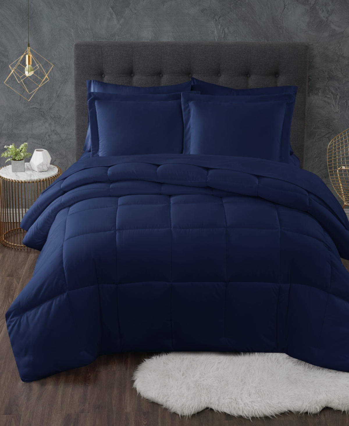Truly Calm Antimicrobial Down Alternative 3-pc. Comforter Set, King In Beige,khak