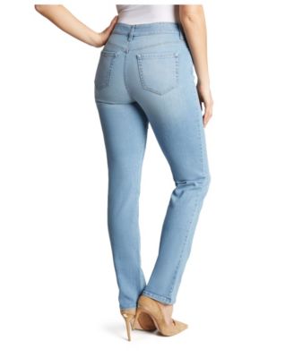 Gloria Vanderbilt Women's Generation Mr Straight Crop Jeans - High Rise Straight Leg Relaxed Fit, Recycled Repreve Fabric