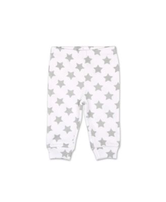 Baby Boys Pants Set, 5 Pack, Safari, Black, White, Sage, Stars