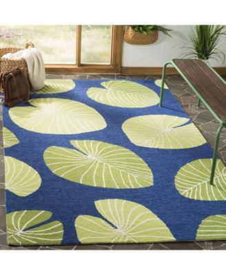 Martha Stewart Collection Lily Pad MSR2212A Azure Area Rug