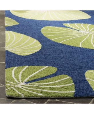 Martha Stewart Collection Lily Pad MSR2212A Azure Area Rug