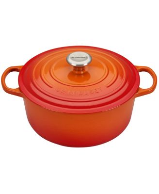 Signature Enameled Cast Iron 5.5 Qt. Round Dutch Oven