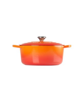 Signature Enameled Cast Iron 7.25-Quart Round Dutch Oven