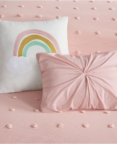 Urban Habitat Callie Twin/Twin XL 4 Piece Cotton Jacquard Pom Pom Comforter Set & Reviews