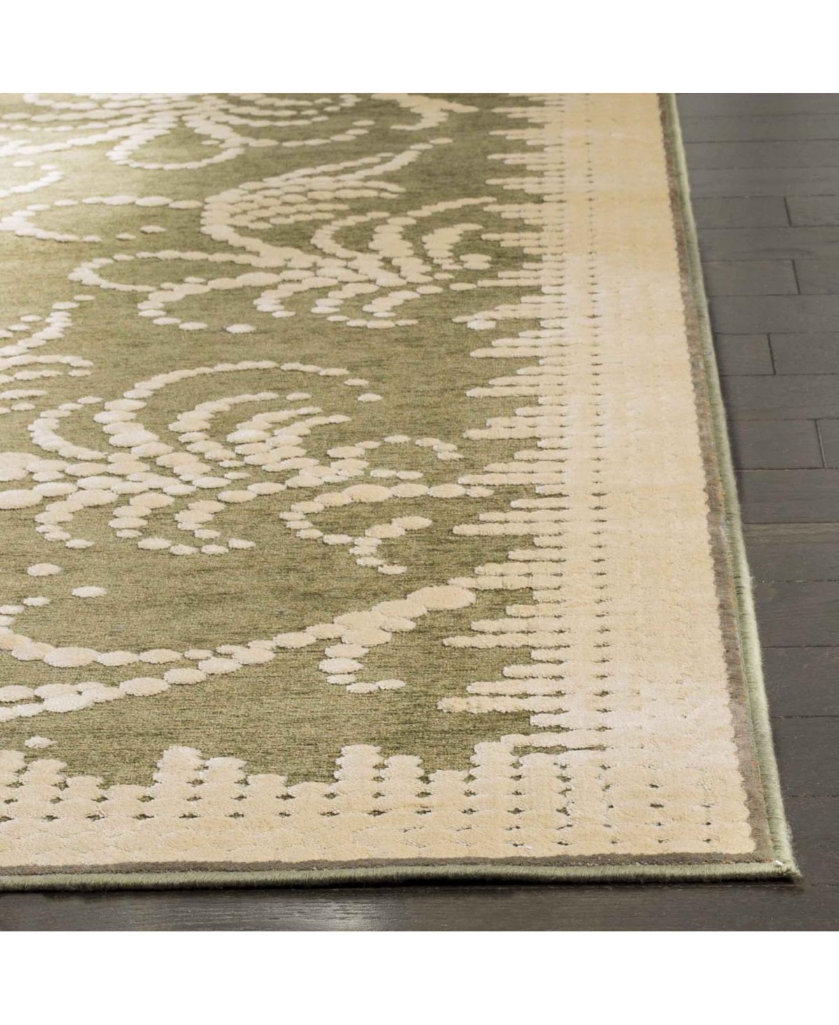 Martha Stewart Collection Fountain Swirl MSR4449AArea Rug - Green