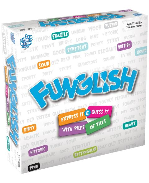 Детская настольная игра Areyougame Funglish Word Guessing Party Board Game, Ages 12+