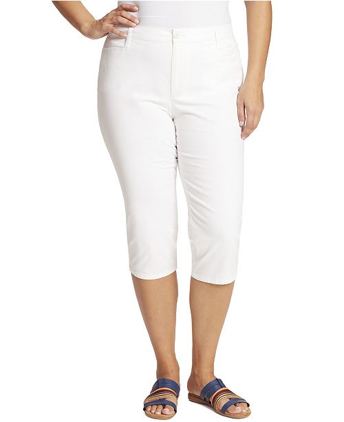 Gloria Vanderbilt Women S Plus Size Amanda Trouser Capri Reviews