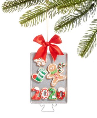 Holiday Lane - Santa's Favorites Baking Sheet & Cookies Ornament
