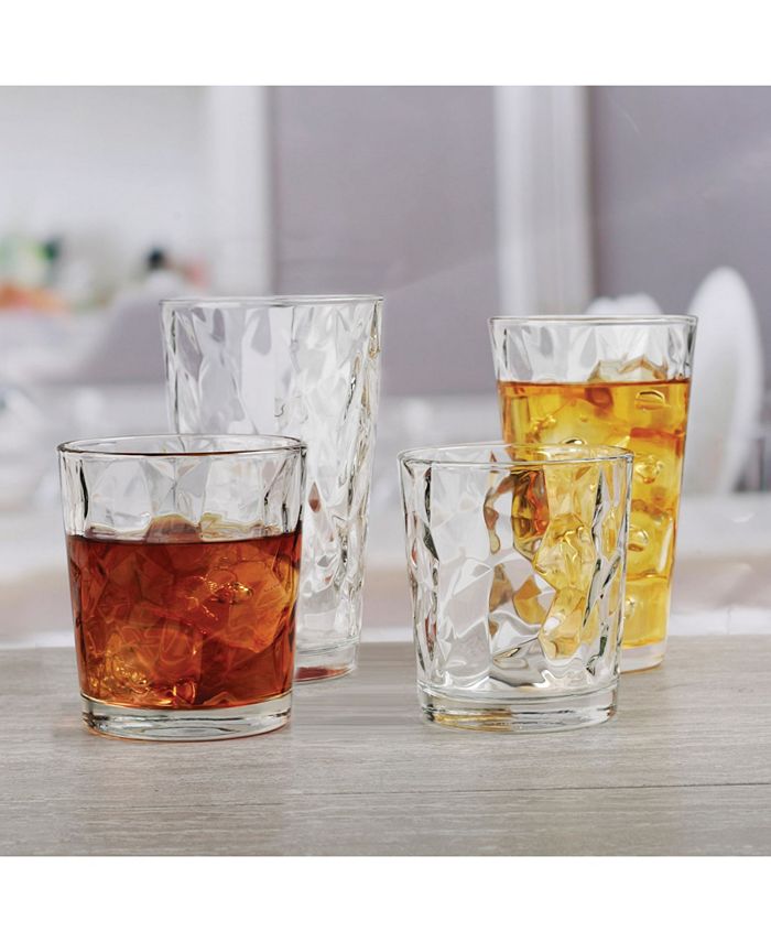 Circle Glass Cabrini Entertaining Glasses, Set of 12 & Reviews
