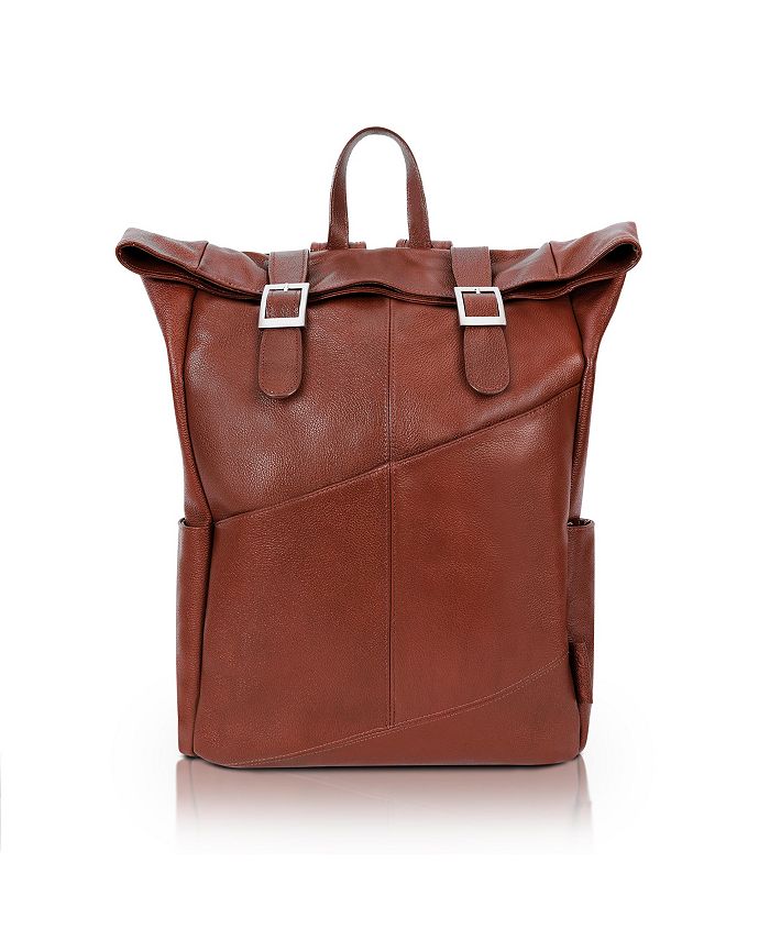 McKlein BROOKLYN, Backpack Laptop Briefcase, Laptop & Tablet, Travel Business Backpack & Cross-Body, Dual Compartment Laptop/Computer & Tablet Backpack Bag Case