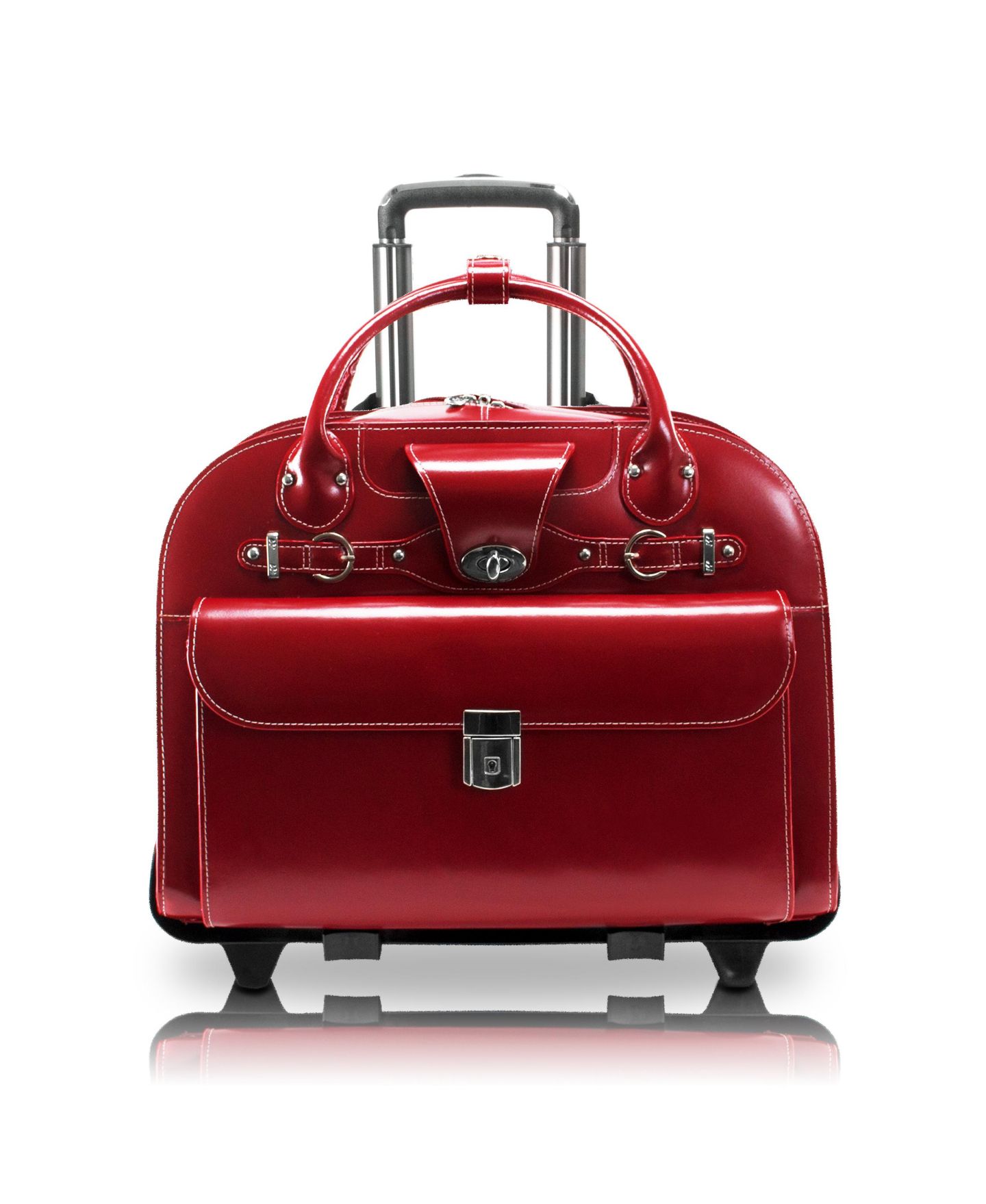 Сумка McKlein Roseville Detachable Wheeled Briefcase, цвет: Чёрный — фото 6