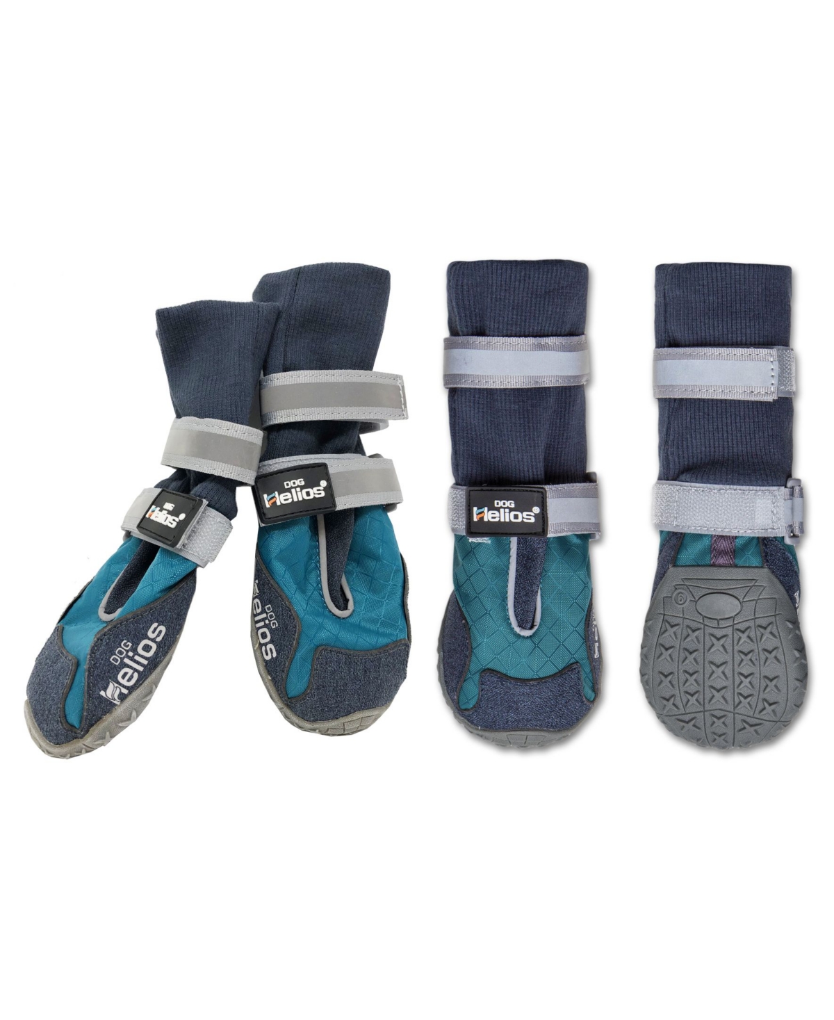 'Traverse' Premium Grip High-Ankle Outdoor Dog Boots - Blue