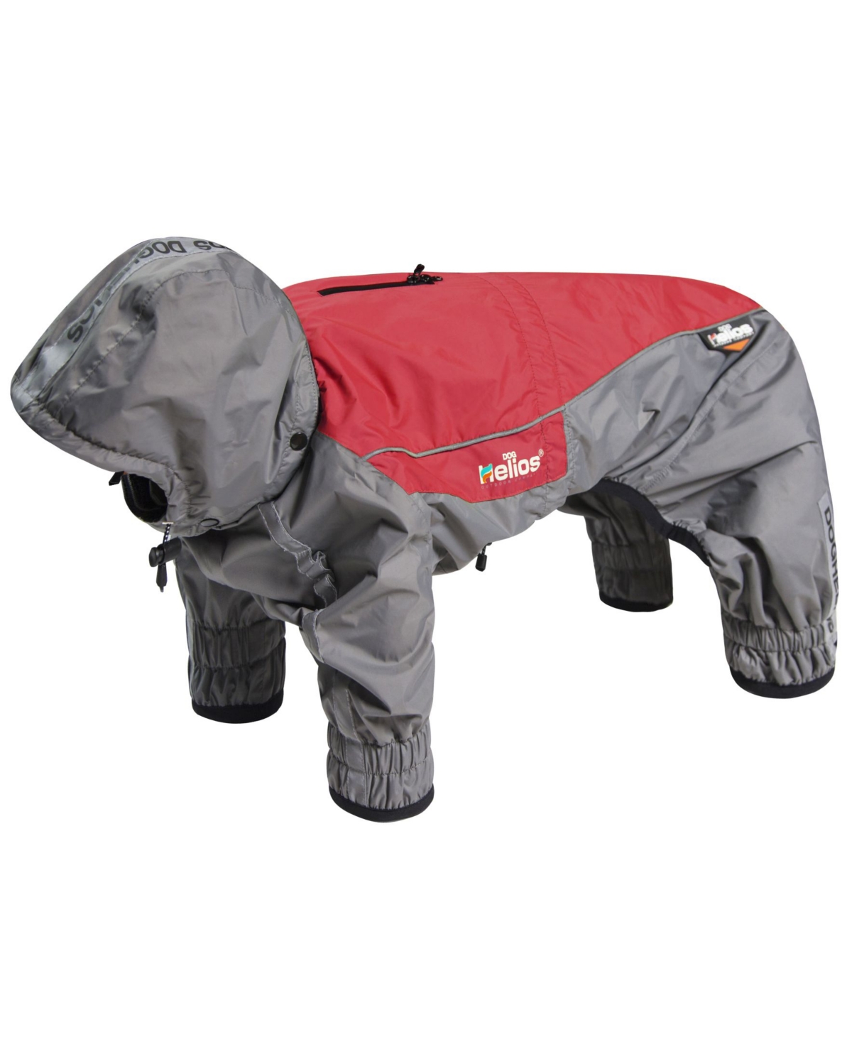'Arctic Blast' Full Bodied Winter Dog Coat with Shark Tech - Red