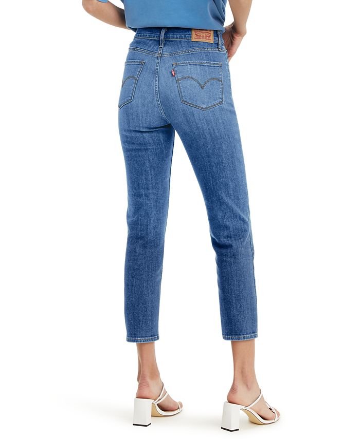 Levi's Women's 724 Straight-Leg Cropped Jeans & Reviews - Jeans - Women ...