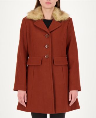 macys michael kors asymmetrical belted coat