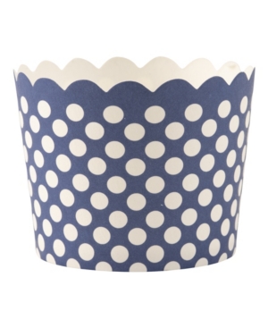 Simply Baked Dot Cup Small, Pack Of 50 In Navy