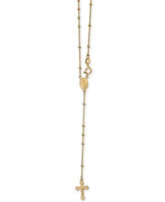 rosary necklace macy's