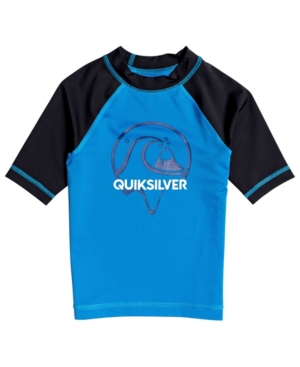 image of Quicksilver Little Boys Bubble Dreams Short Sleeve Rashguard