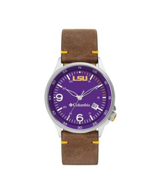Columbia - Men's Canyon Ridge LSU Saddle Leather Watch 45mm