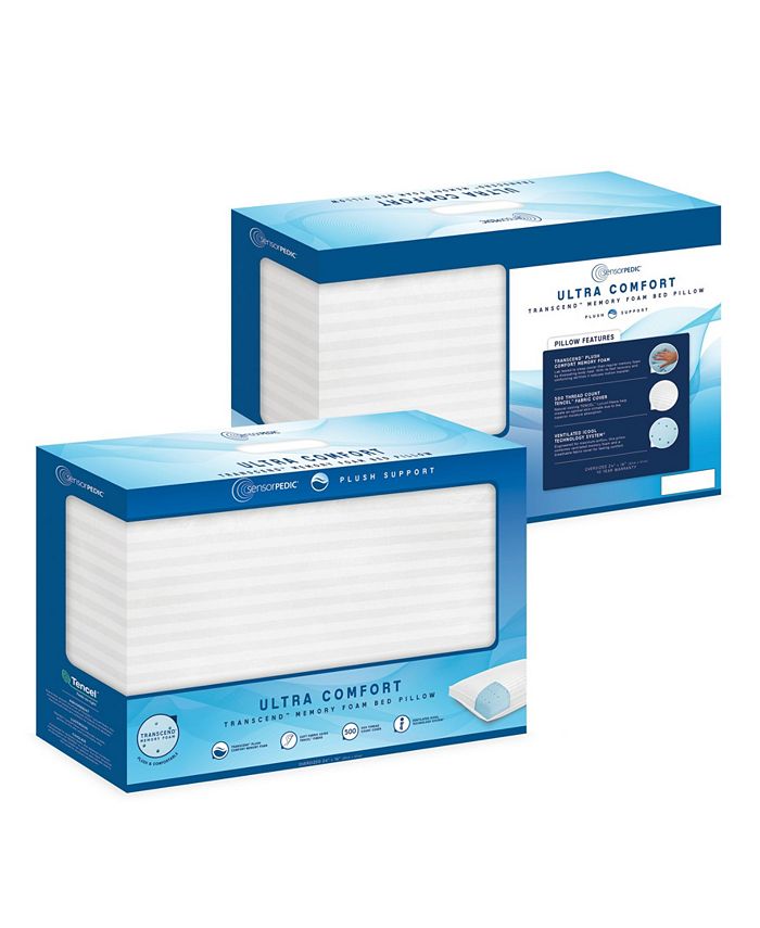 SensorPEDIC CLOSEOUT! Ultra Comfort Transcend Bed Pillow Macy's