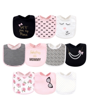 Little Treasure Baby Girls Bibs Pack of 10