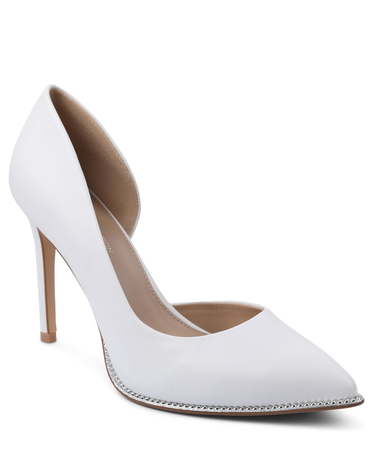 Shop Bcbgeneration Women's Harnoy Pointed-toe D'orsay Pumps In Bright White