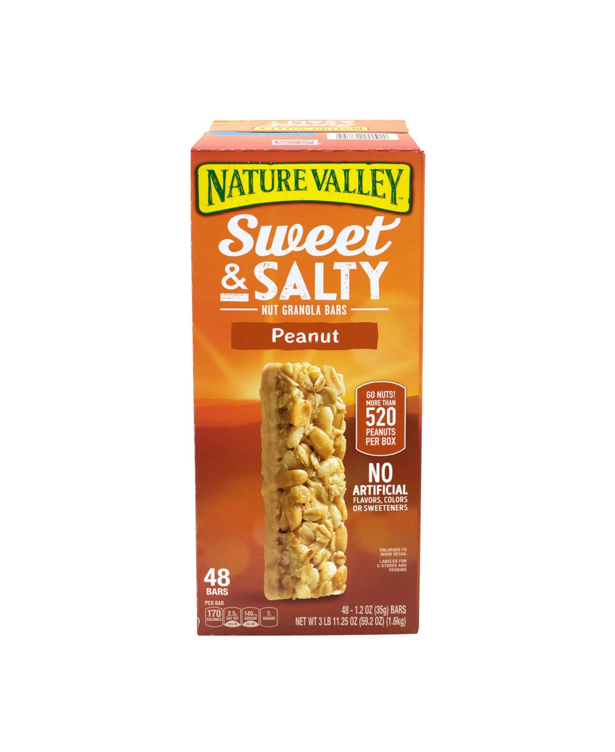 UPC 016000168794 product image for Nature Valley Sweet Salty Nut Granola Bars Peanut, 1.2 oz, 48 Count | upcitemdb.com