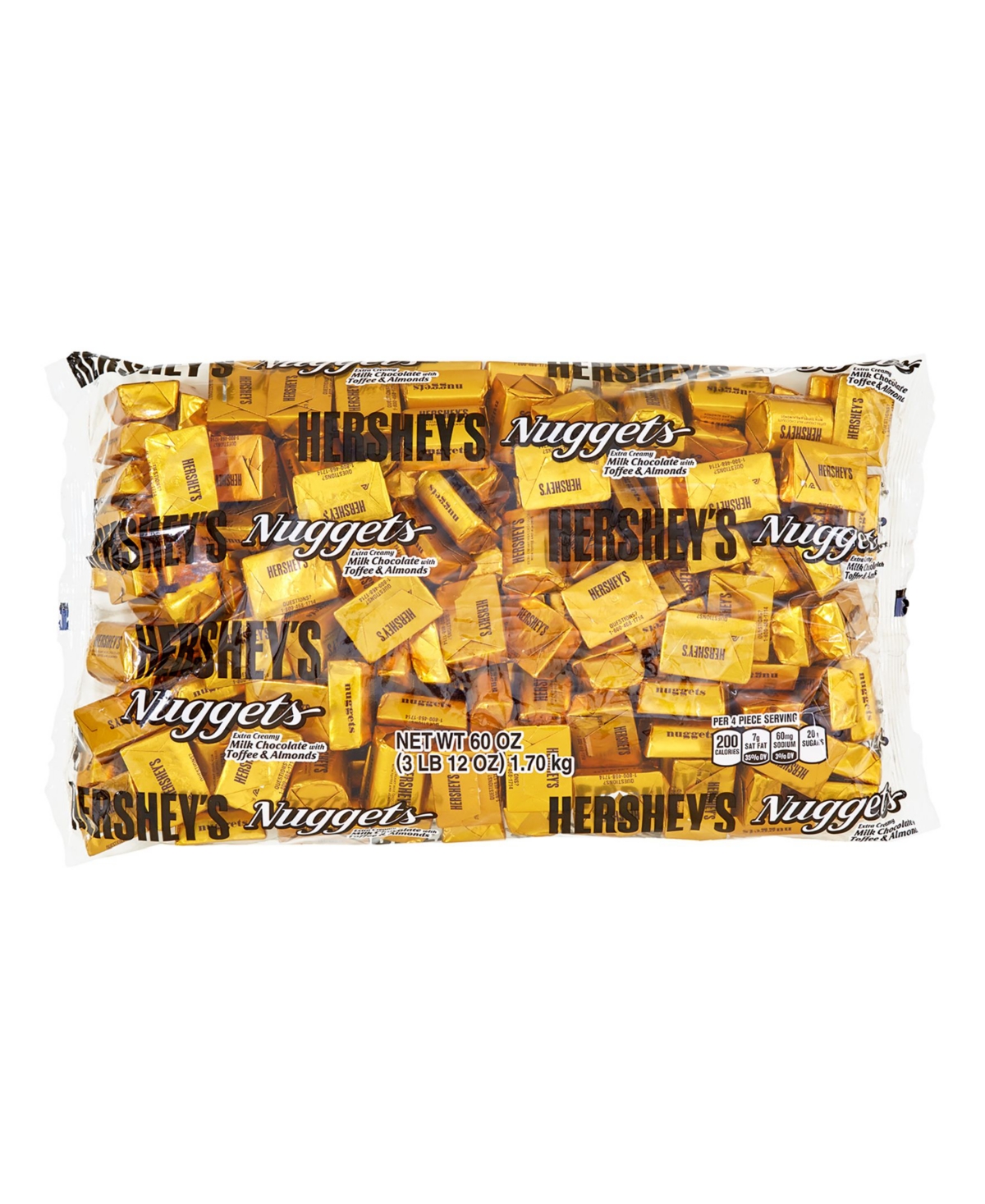 UPC 034000016853 product image for Hershey's Nuggets Milk Chocolate with Toffee and Almonds, 60 oz | upcitemdb.com