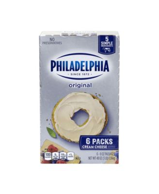 Kraft Philadelphia Cream Cheese, 8 Oz, 6 Count - Macy's