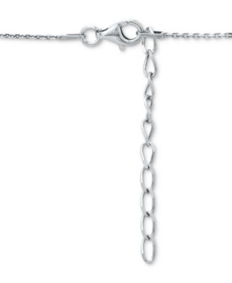 Beaded Station Chain Necklace in 18k Gold-Plated Silver, Created for Macy's