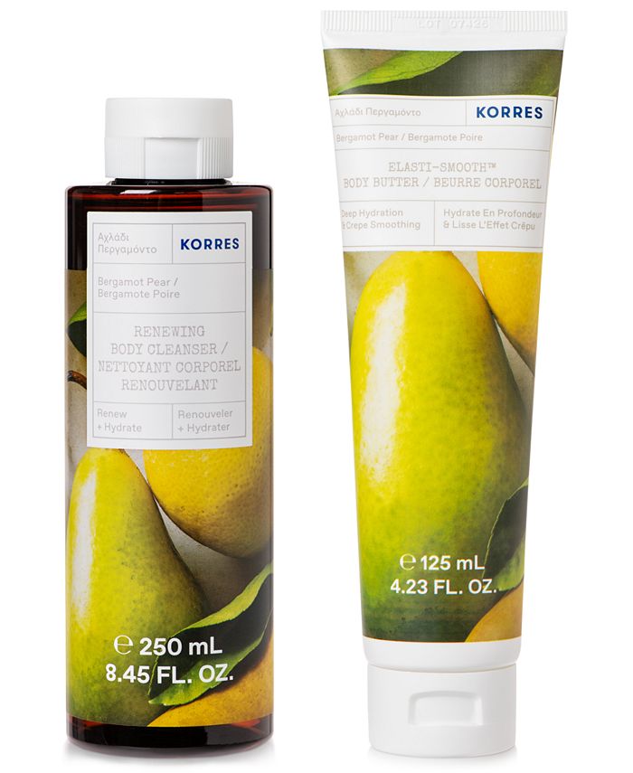 KORRES Bergamot Pear Renewing Body Cleanser, 8.45oz. Macy's